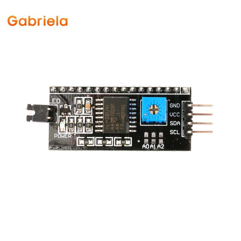 2 шт. IIC I2C TWI последовательный интерфейс SPI порт платы модуль для Arduino 1604 2004 LCD 1602