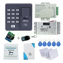 RFID reader Fingerprint Access Control system Electronic with Drop Bolt Lock remote control power supply exit