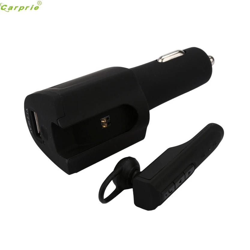 KLV Car Charger Wireless Bluetooth Headset Stereo handsfree Headphone