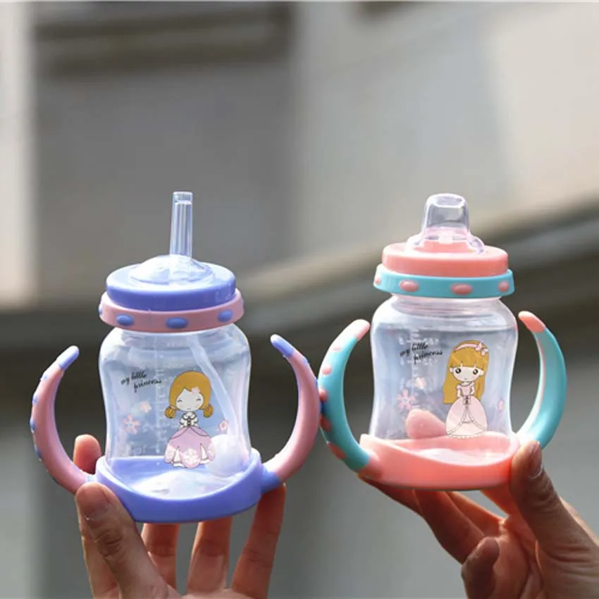 Детские бутылочки для питья объемом 250 мл, вращающиеся на 360 градусов, кружки для воды, кружки для детей, подарки для малышей, посуда для напитков