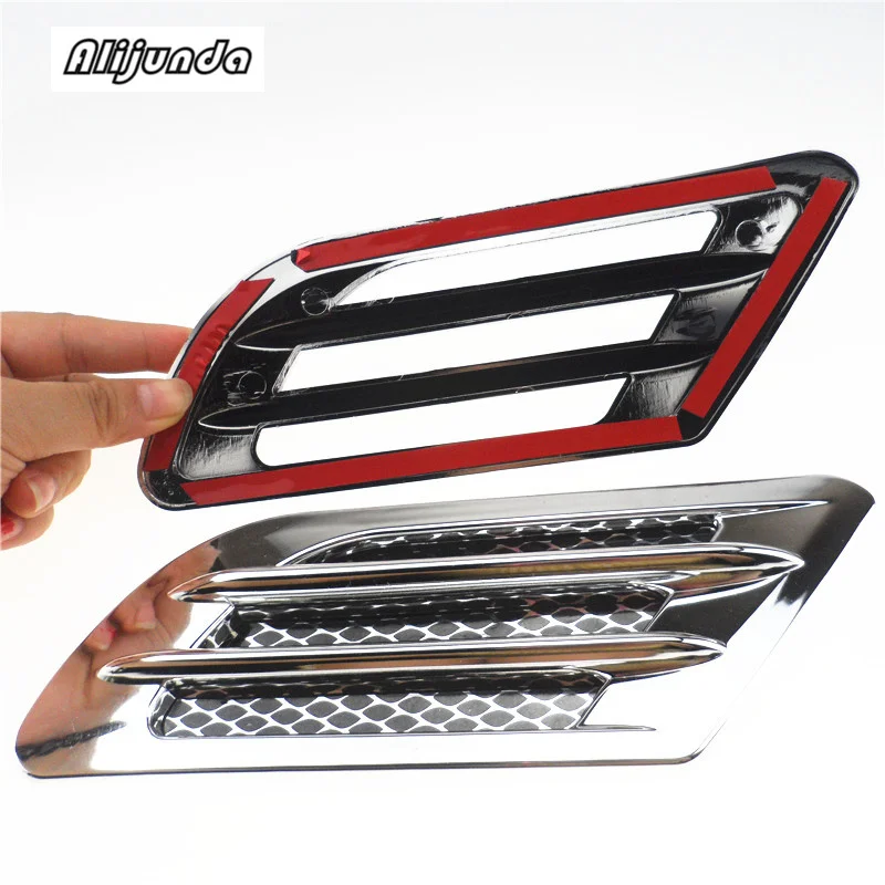 

Car Side Vent Air Fender Admission Stickers Decor for Kia Rio K2 K3 K5 K4 Cerato Hyundai ix35 iX45 iX25 i20 i30 Sonata,Verna