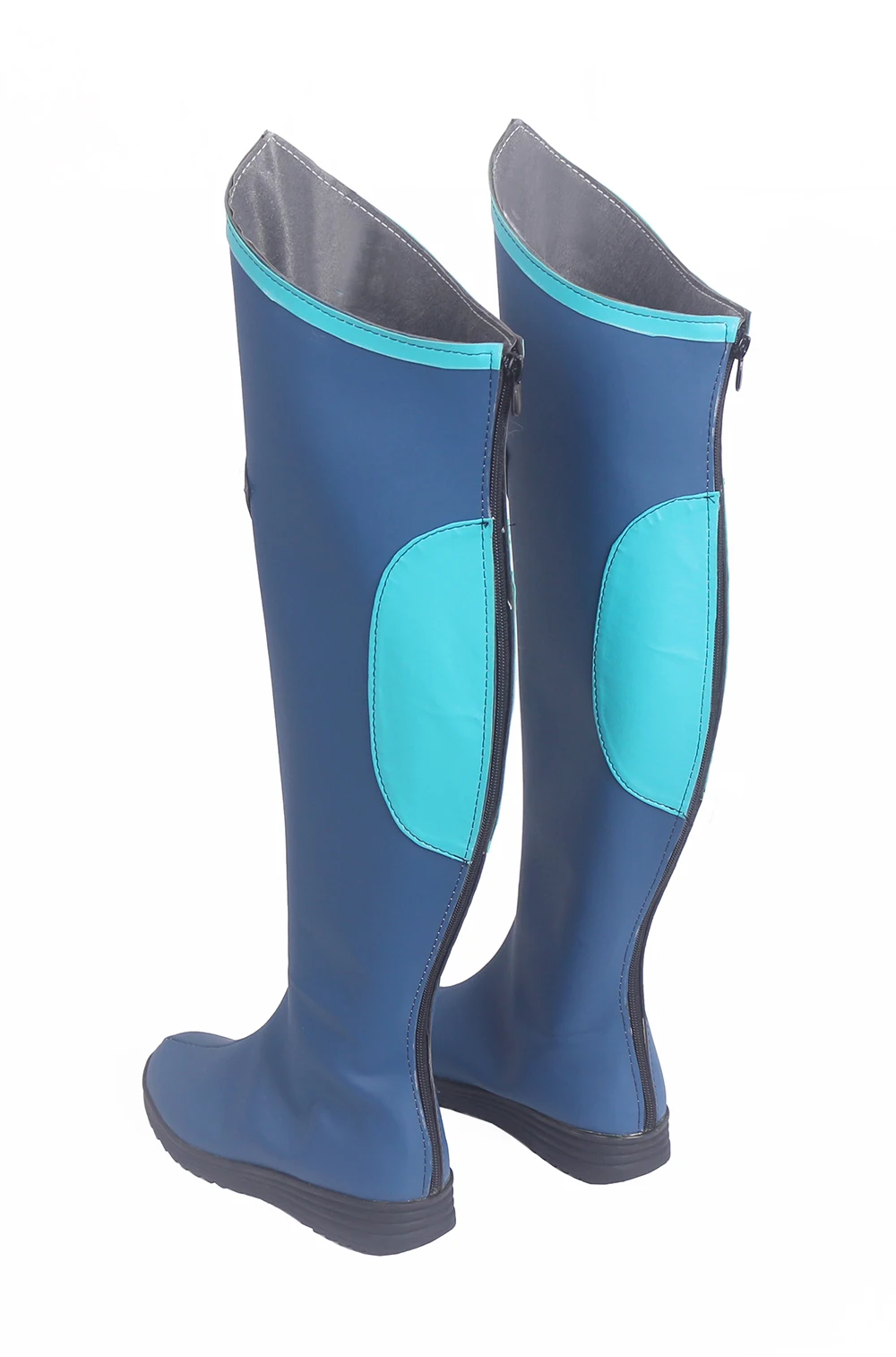 The Dragon Prince Rayla Cosplay Long Boots Blue Shoes (2)