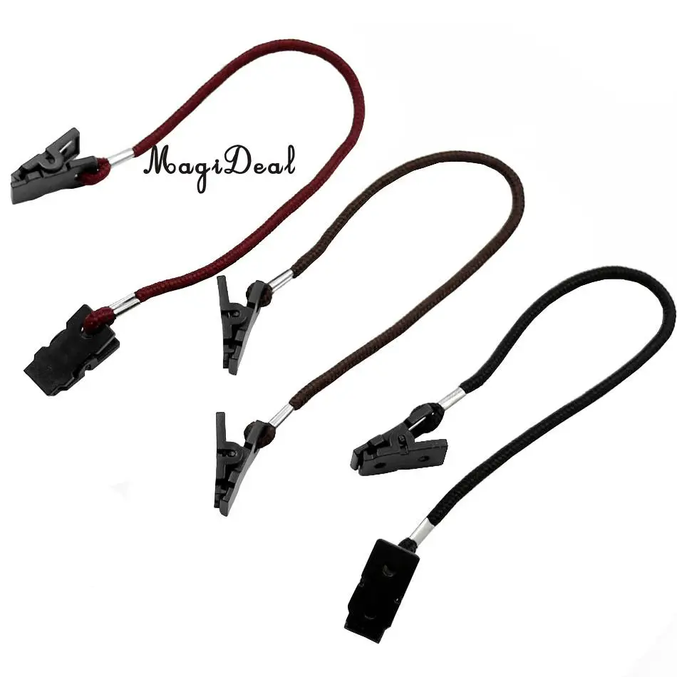 MagiDeal  Outdoor Hat Scarf Wind Clip Lanyard Rope Cord for Camping Hiking Travell Climbing Equipment Clothes Hat Bag Tools Acce