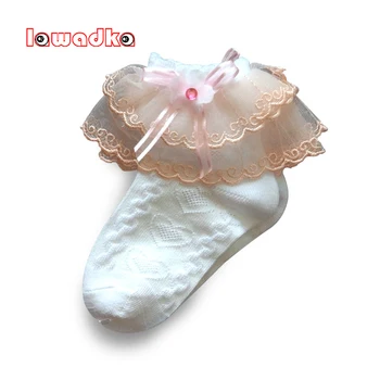 

Lawadka Lace Socks Kids White Ruffle Socks for Girls Summer Cotton Children's Socks Baby Clothes for Girls 4 6 8 10 Years Old