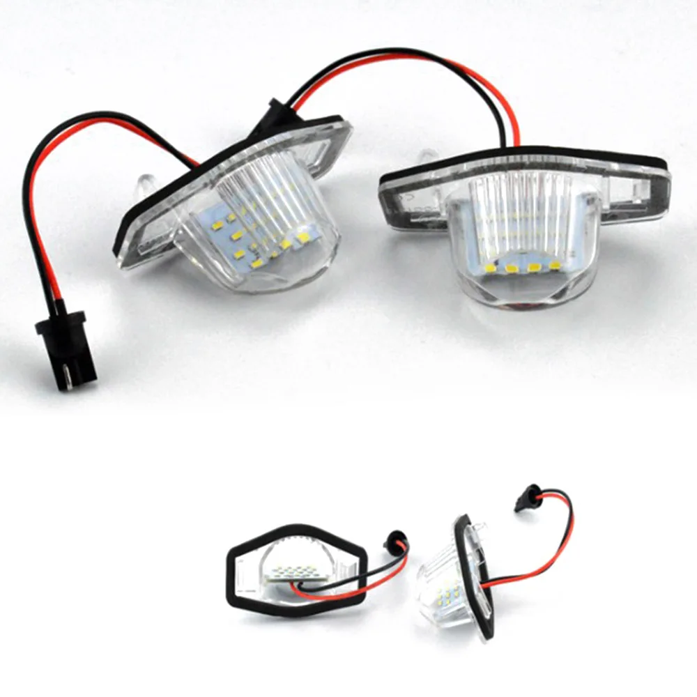 1 пара светодиодный светильник для номерного знака OEM сменный комплект для Honda CRV Fit Jazz Crosstour Odyssey