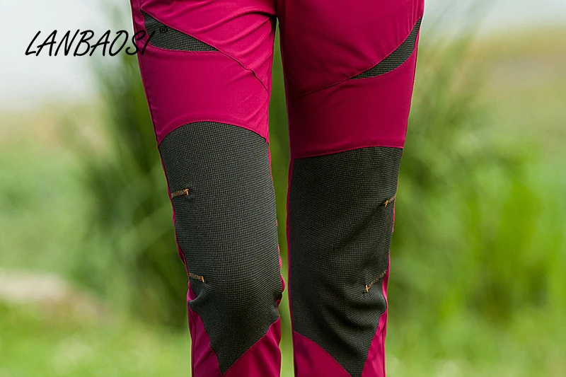 LANBAOSI viajar Pant para las mujeres/hombres estiramiento tela viento Trekking turismo amantes deportes al aire libre