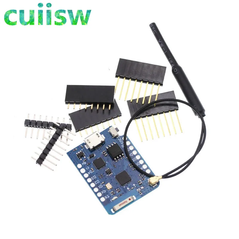 Плата WeMos D1 Mini ESP8266 для модуля Wi Fi профессиональная внешняя антенна 16 м контроллер