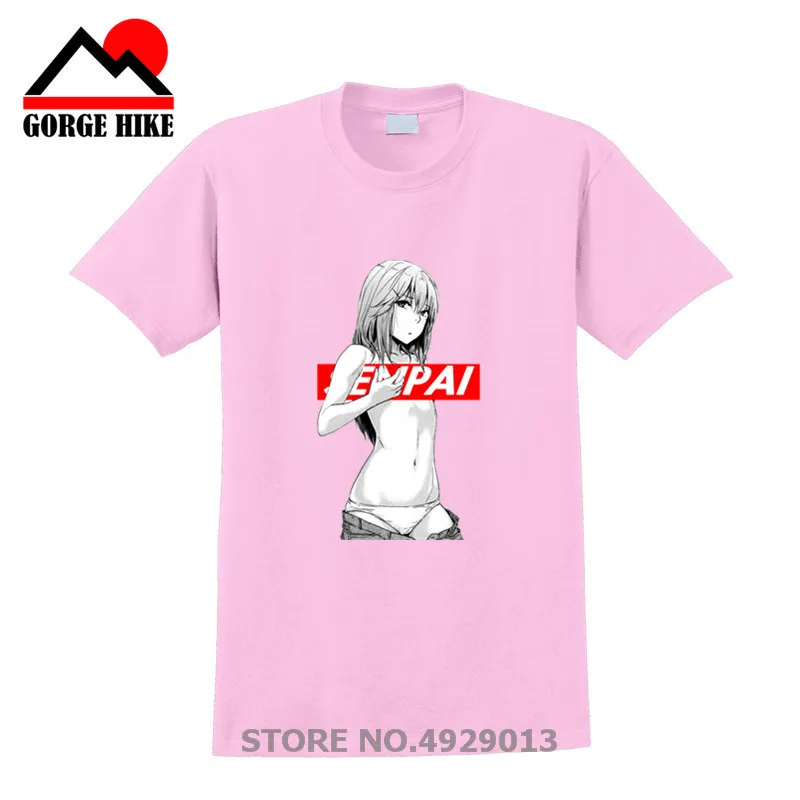 Японская Сексуальная футболка Ahegao homme модная мужская брендовая одежда Waifu Oppai