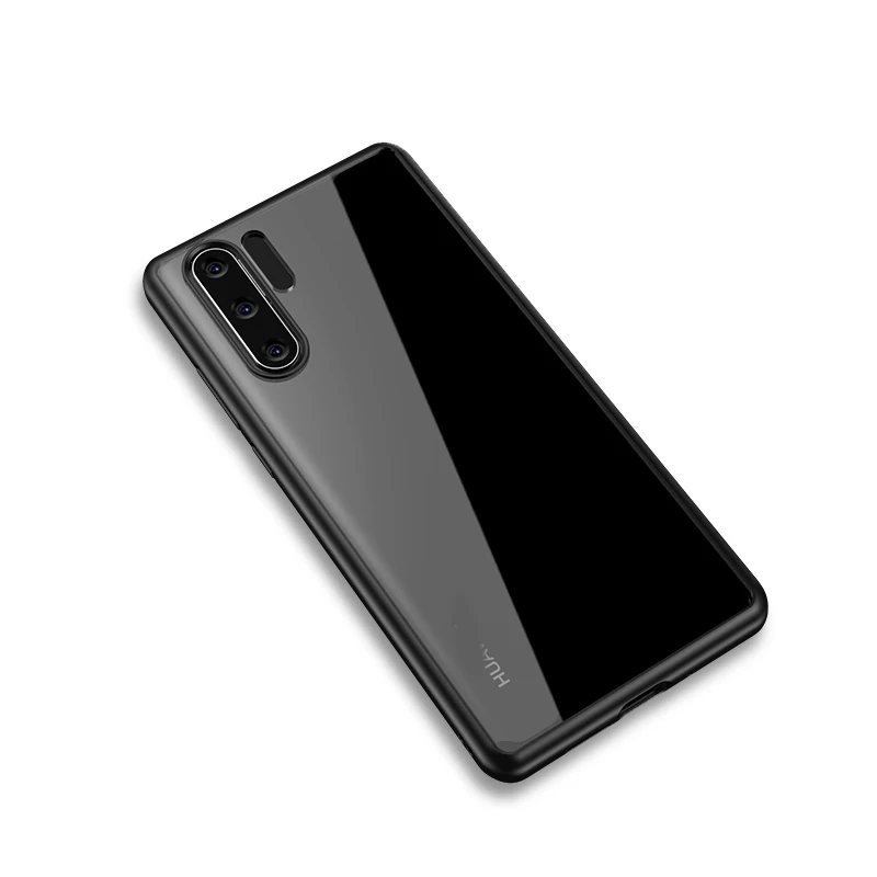 IPAKY прозрачный силиконовый чехол для телефона чехол на хуавей р30 лайт про р 30 30лайт 30про huawei P30 Lite Pro P п 30 64/128/256 GB бампер - Цвет: Black
