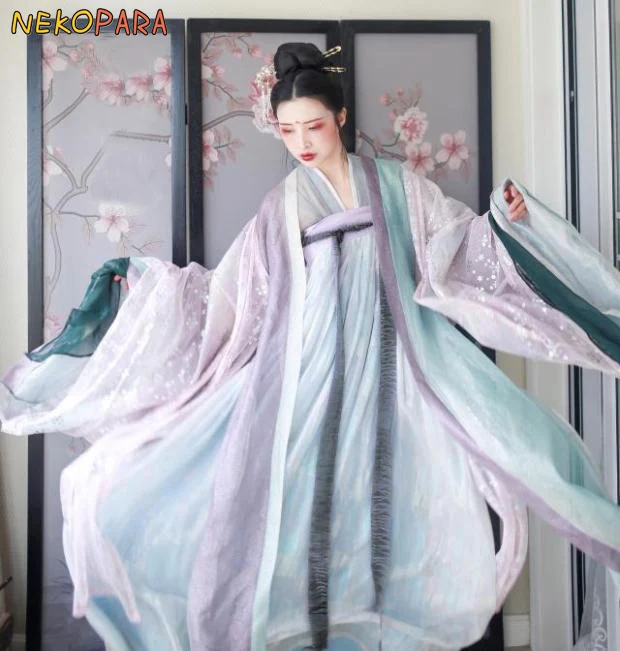 Moonrise Changge красивое женское платье Hanfu Ruqun в китайском традиционном стиле