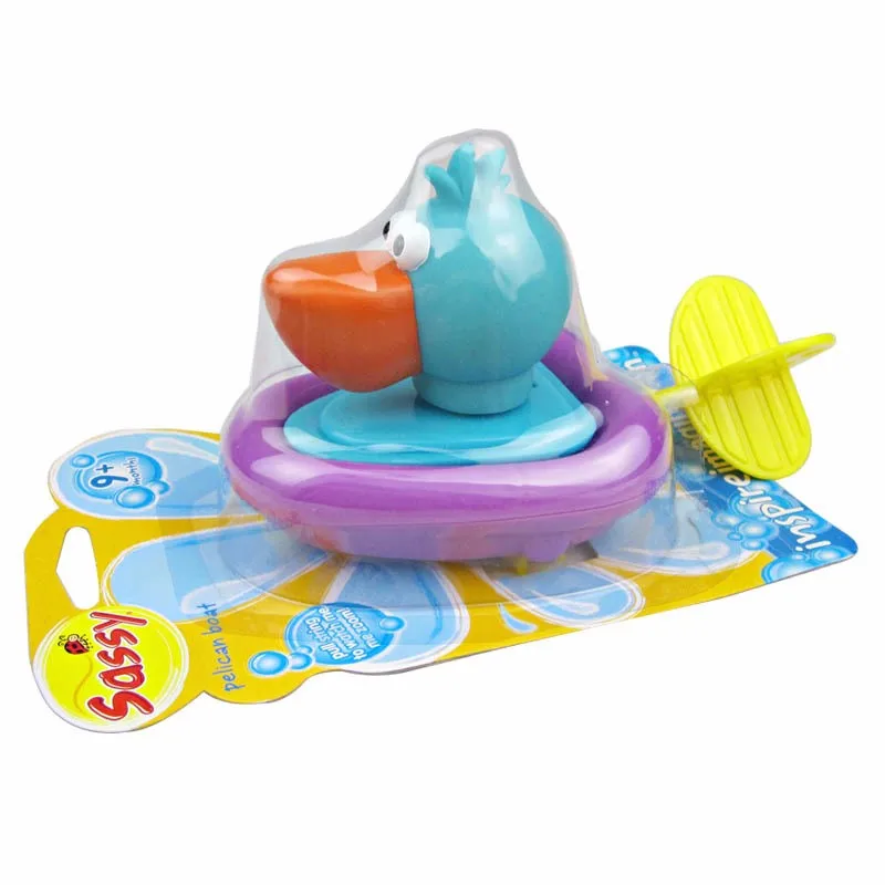 Детская игрушка для ванны воображение Милые Животные Играть Вода тянуть струна Пингвин лодка игрушка Детские заводные игры пляжная