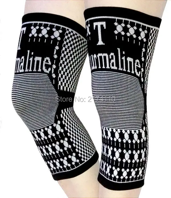

2pairs/lot Free Ship New Brand Tourmaline Elastic Kneepad Magnetic Knee Healthcare Protective Sleeve for Arthritis, Sports lover