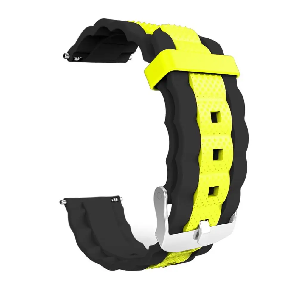 Двухцветные силиконовые Ремешки для наручных часов для Xiaomi Huami Amazfit Bip Молодежные часы умные часы носимые Аксессуары#527