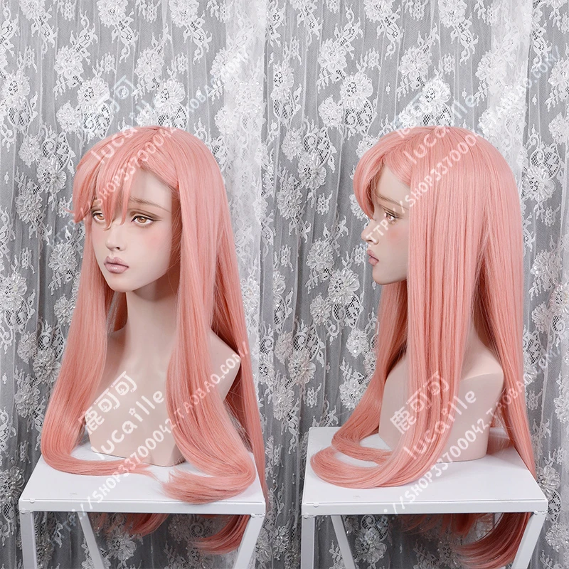 Anime Revisions Milo Long Straight Pink Hair Wigs Heat Resistant