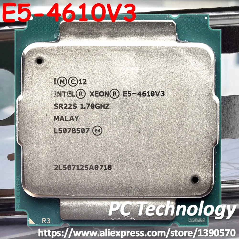 E5-4610V3 Intel Xeon E5 4610V3 1,7 ГГц 10-ядерный 25MB E5 4610 V3 FCLGA201-3 105W E5-4610 v3
