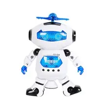 360 Вращающийся умный танцующий робот электронная ходящая игрушка вечерние подарки Музыка Свет для детей игрушка астронавт Рождественский подарок на день рождения