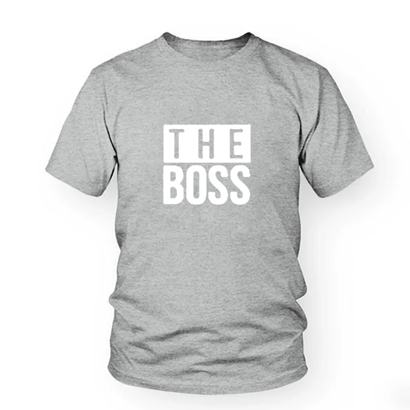 Matching Couple Shirts His And Her Couple T-Shirt Casual Funny Wedding T Shirts The Boss Real Boss T Shirt Anniversary Gift Matching Couple Shirts His And Her Couple T-Shirt Casual Funny Wedding T Shirts The Boss Real Boss T Shirt Anniversary Gift