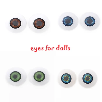 

4pcs/lot reborn acrylic eyes for toys doll .22mm 24mm princess toddlers dolls accessories .blue/green eyes ,diy reborn kits eye