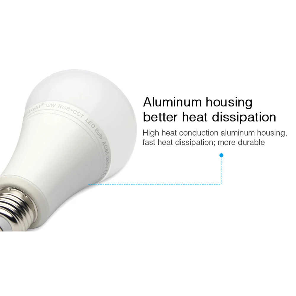 Milight 2 4G светодио дный лампы MR16 GU10 E14 E27 лампа Smart 4 W 9 12 ССТ/RGBW/RGBWW/RGB + CCT Light & РФ Alexa Wi Fi