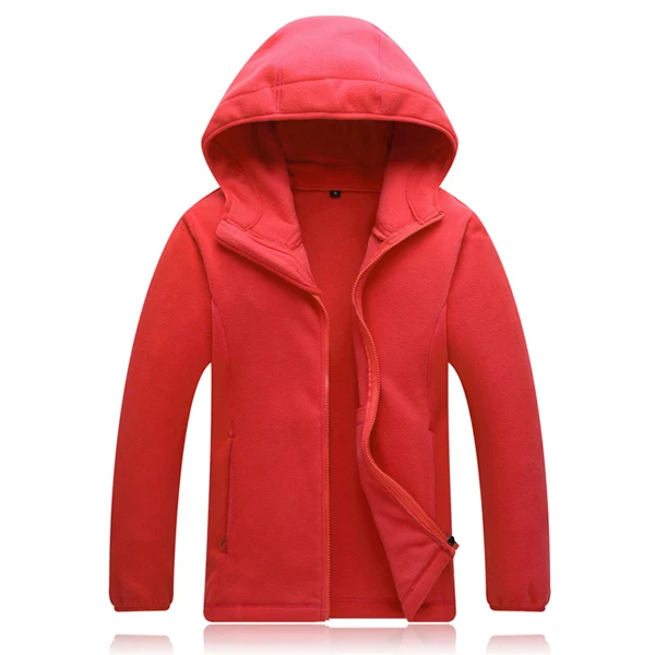 Зимняя флисовая куртка для мужчин и женщин на горной местности, теплая ветровка для занятий спортом на открытом воздухе, походная, походная, для катания на лыжах, рыбалки, Брендовое пальто VA332 - Цвет: Men Red