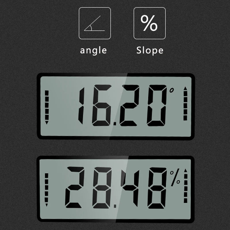 Водонепроницаемый Цифровой Инклинометр дисплей транспортир Inclinometer 0,1 разрешение снизу с магнитным углоискателем измерения скоса