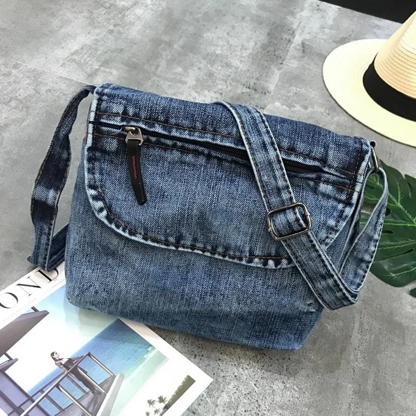 

KUJING Women's Bags High Quality Multi-Purpose Women Party Bags Fashion Denim Women Shoulder Messenger Bags Hot Arts Women Bag
