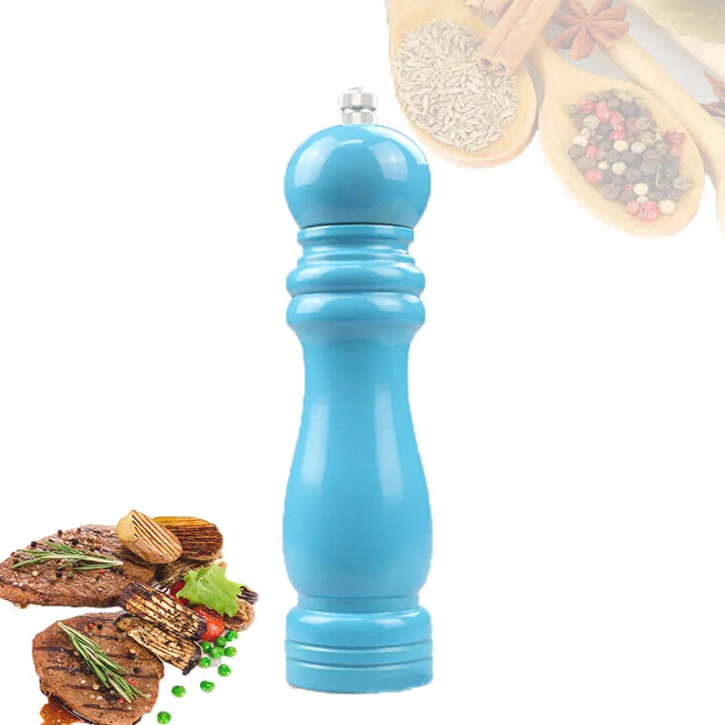 

Wood Salt Pepper Mill Manual Pepper Grinder Spice Mill Kitchen Accessories