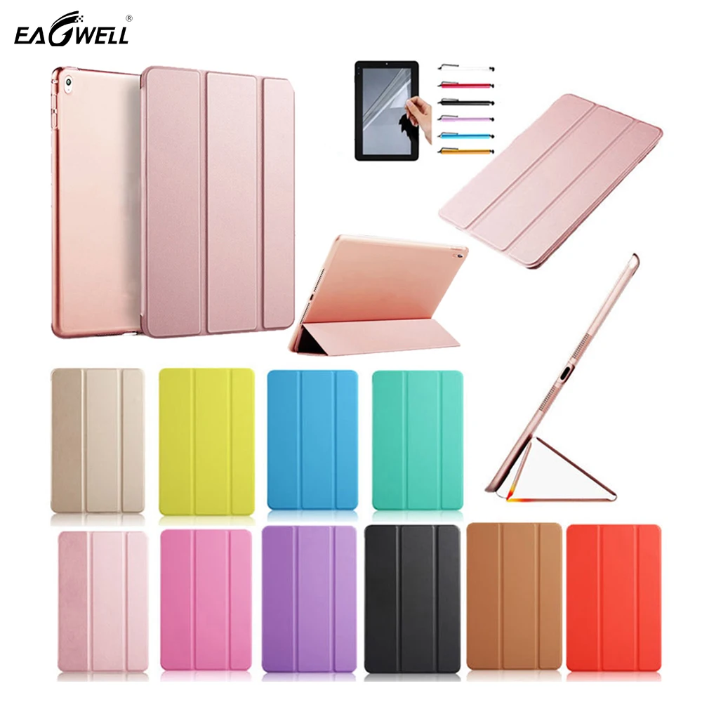 

Leather Case Smart Cover For iPad Pro 10.5" 2017 A1701 A1709 Ultra Thin Flip Stand Candy Color Cover Case Protective Funda Capa