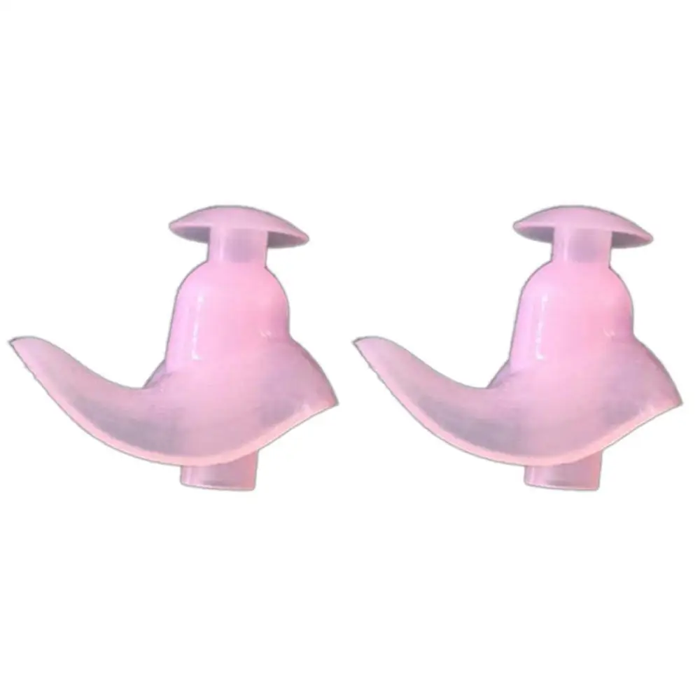 1 пара мягких силиконовых затычек для ушей Environ для мужчин Тал водонепроницаемые пыленепроницаемые беруши для дайвинга водные виды спорта для женщин и мужчин аксессуары для плавания - Цвет: Розовый