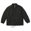 Nylon hip hop streetwear plain black coach jacket vintage waterproof lightweight windbreaker for men ► Photo 2/6