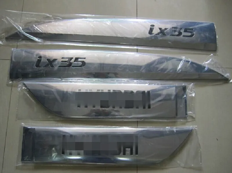 Автомобильный Стайлинг ABS хромированный корпус боковые молдинги Боковая дверь украшение для hyundai ix35