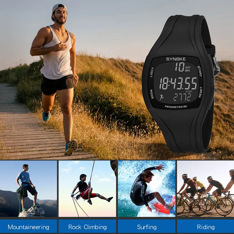 

Mens Watch LED Digital Date Waterproof Sports Army Males Quartz Watch Outdoor Electronics Men Clock Relogio Masculino Clock