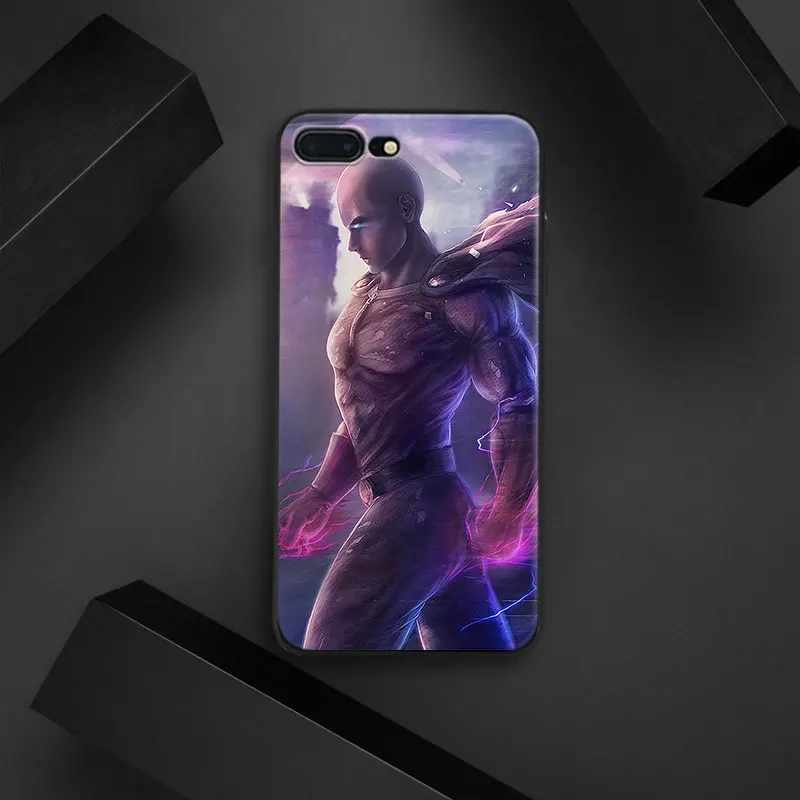

Saitama one punch man Anime Coque Tpu Soft Silicone Phone Case Cover Shell For Apple IPhone 5 5s SE 6 6s 7 8 Plus X 10