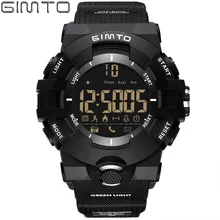 GIMTO Digital Sport Smart Watch Men Bluetooth Shock Stopwatch Military Waterproof Pedometer Smartwatch electronic wrist watches