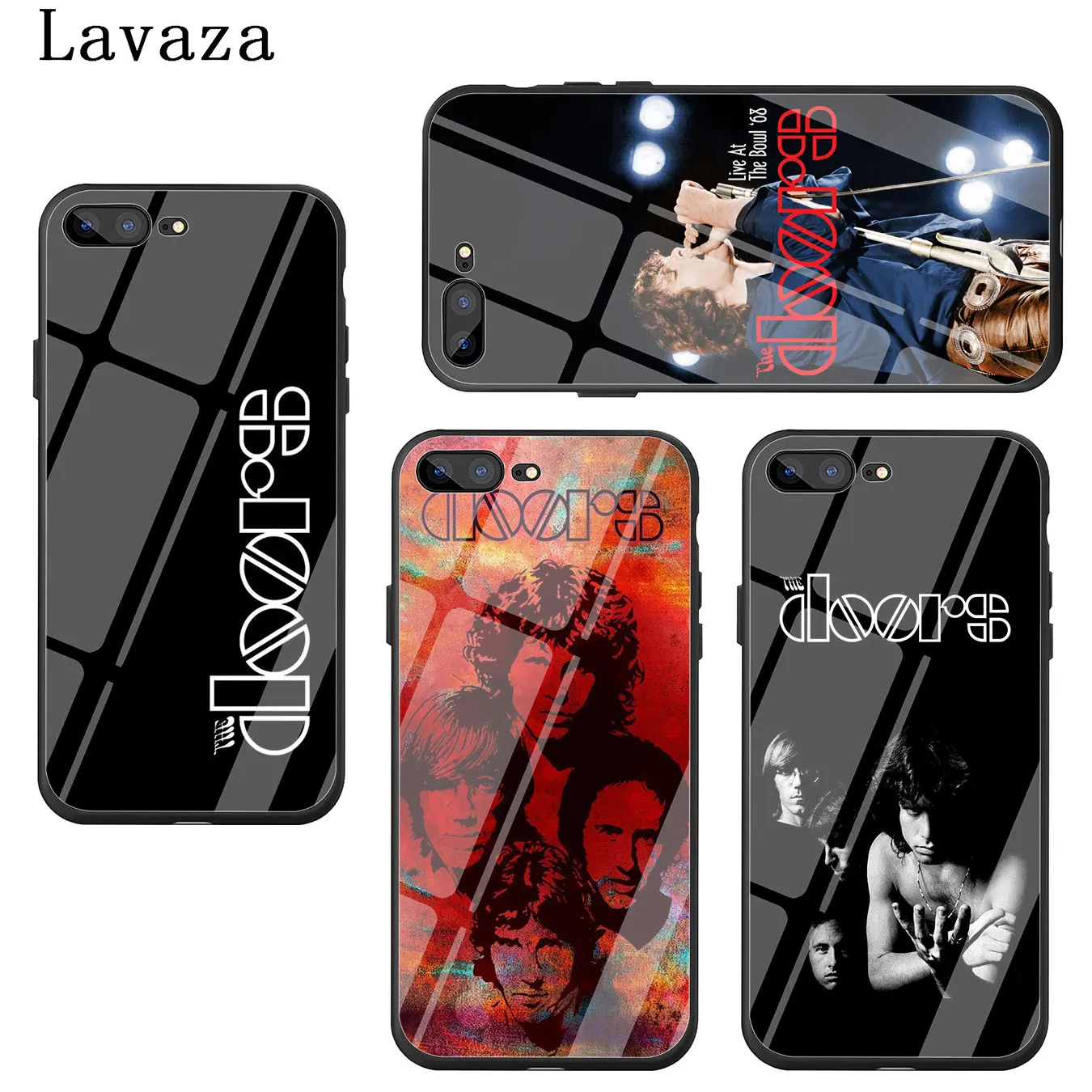 Lavaza pop The Doors Jim Morrison чехол для телефона из закаленного стекла Apple iPhone XR X XS Max 6 6S 7 8 Plus