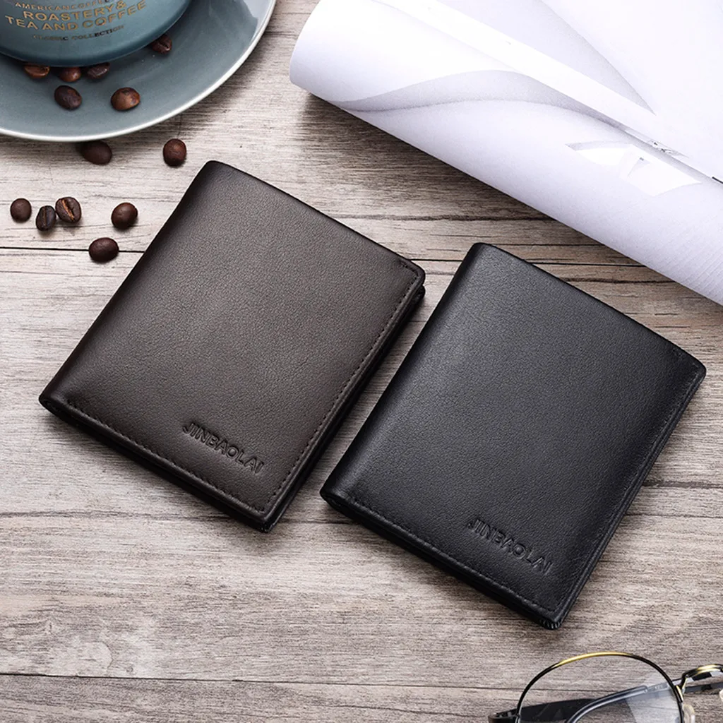 

NEW Arrival Men Business Multi-function Card Holder Wallet First Layer Cowhide Leather xin1