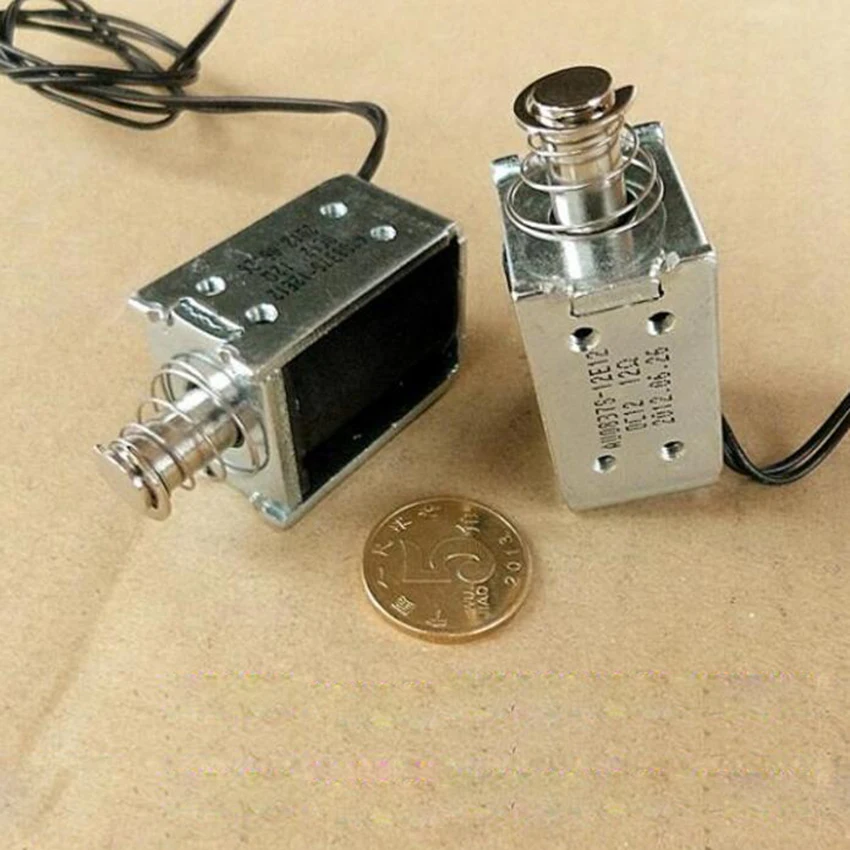 Dc12V Магнитный электромагнитный пуш ап и потяните с открытой рамкой Электромагнит
