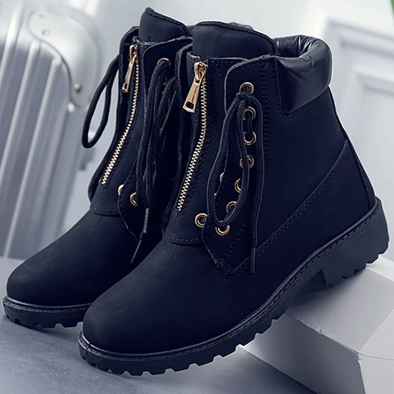 Ботильоны женские резиновые с перекрестной шнуровкой размеры 36 41|snow boots|ankle boots for