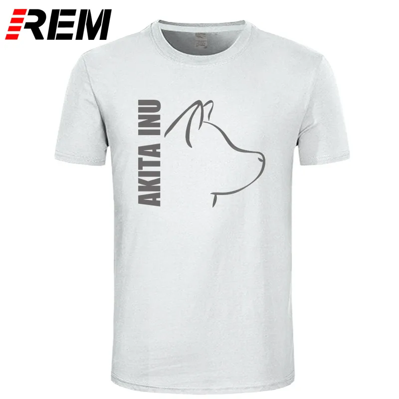 Akita Inu Dog мужские футболки отличные футболки мужские с коротким рукавом хлопок Пользовательские Большие размеры летние футболки для подростков