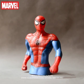 

Disney Marvel Avengers Spider Man half-length 19.5cm Action Figure Anime Decoration Collection Figurine Toys model for children