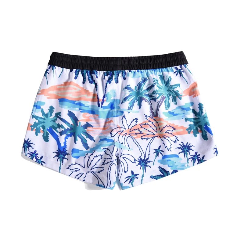 Fashion Summer 3D Shorts Women Tropical Plant Coconut Grove Print Drawstring Elastic Trunks Beach Womens Board Shorts Fashion Summer 3D Shorts Women Tropical Plant Coconut Grove Print Drawstring Elastic Trunks Beach Womens Board Shorts
