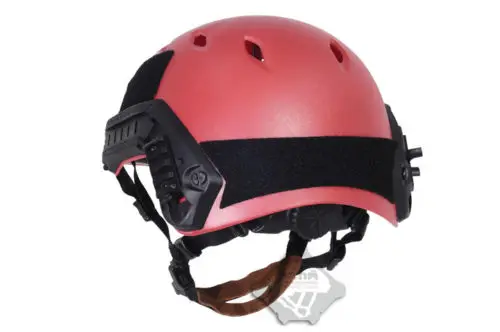 Тактический FMA легкий OPS Быстрый базовый шлем из abs Прыжок Военный Красный L/XL TB285