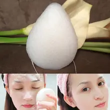 1 шт. падения-type Мягкий Уход за кожей лица стирка Тематические товары про рептилий и земноводных губка белый натуральный лица Пуховки для пудры мыть хлопок