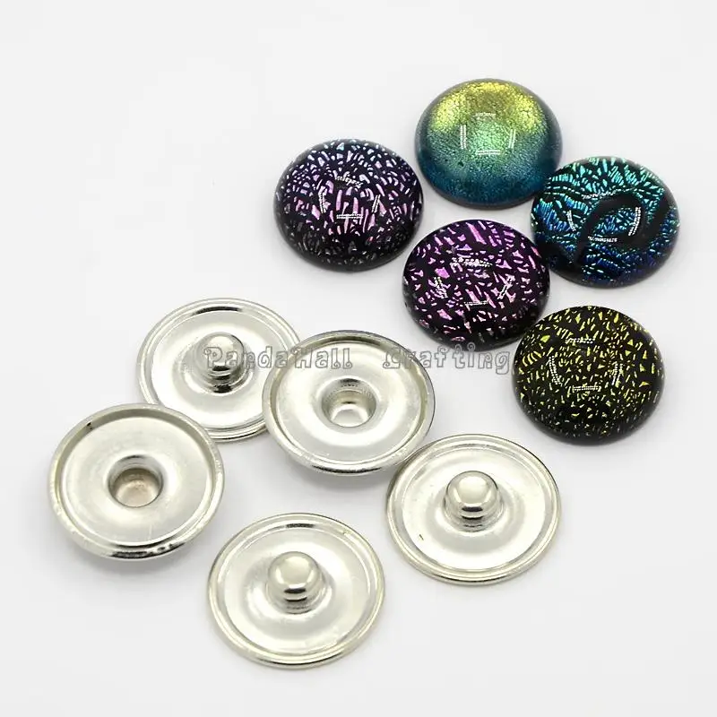 Dichroic Glass Buttons Dichroic Glass Buttons