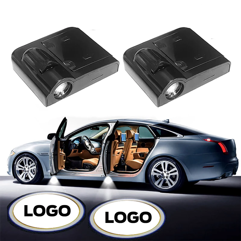 1PCS Wireless Led Car Door Welcome Laser Projector Logo Ghost Shadow Light for Volkswagen Renault Fiat Subaru Chevrolet Suzuki