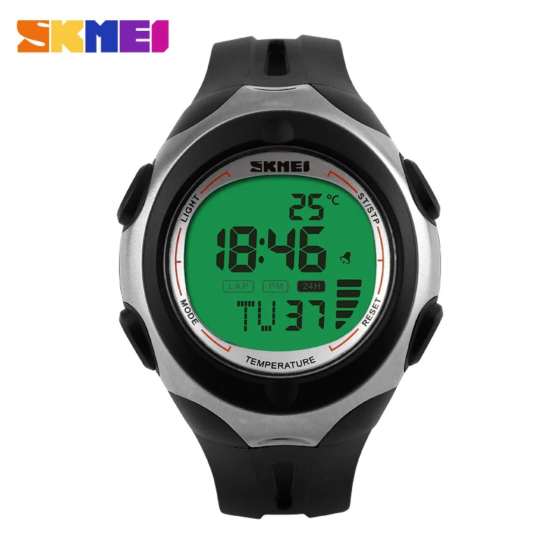 New Sports Watches Unisex Temperature Multifunction Led Digit Watch ...