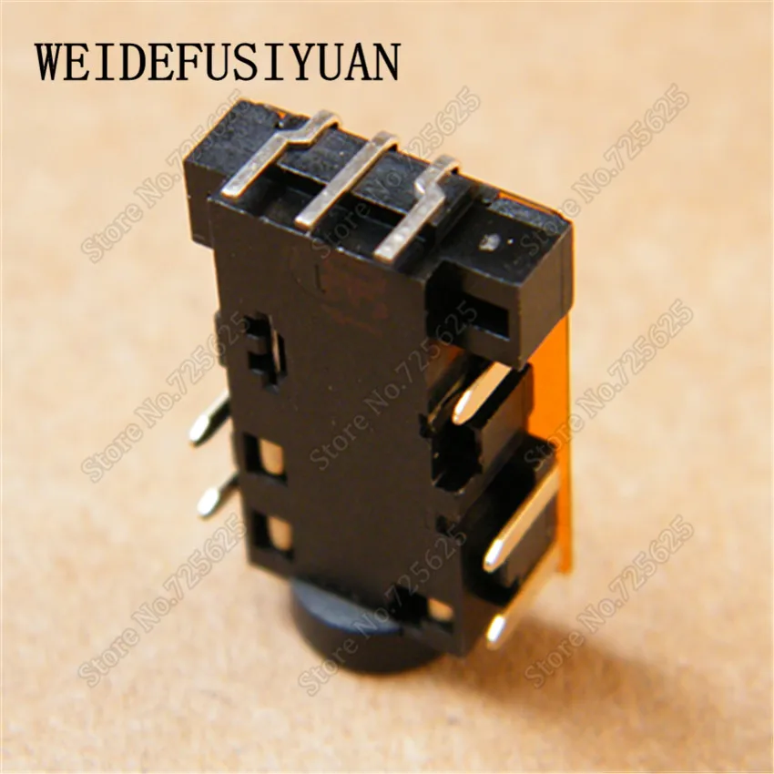 10pcs lot 3 5mm Audio Jack Headphone Port for Acer 4810 4830 4741 4750 8Pin Microphone Female Socket Connector