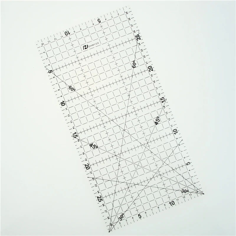 Image 1 Pc 30 * 15 Cm Patchwork Ruler  Quilting Tools High Grade Acrylic Material Transparent Ruler Scale School Supplie