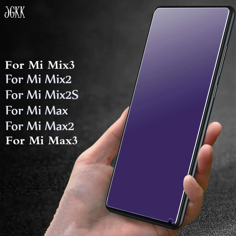 JGKK для Xiaomi mi Max 2 Max3 mi x2S полное покрытие матовый анти-синий луч закаленное стекло для mi x2S Max2 защита экрана