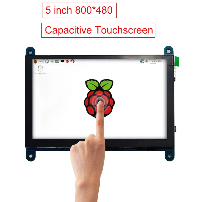 5 inch Raspberry Pi 3 Model B+ Touch Screen 800*480 Capacitive LCD Display + HDMI Cable + USB Cable + CD for Raspberry Pi 3 5 inch Raspberry Pi 3 Model B+ Touch Screen 800*480 Capacitive LCD Display + HDMI Cable + USB Cable + CD for Raspberry Pi 3